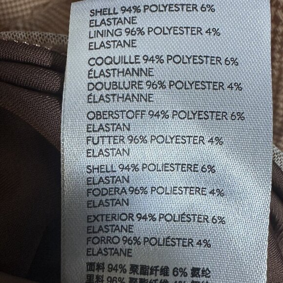 Urban Outfitters Moxie Mesh Mini Slip Dress Brown Size L Lined Casual Travel - Picture 10 of 12